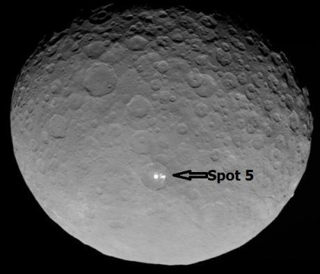 Spot 5 bright spots on Ceres