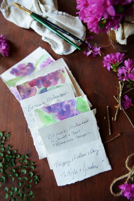 Whole Wheat Rhubarb Upside Down Cake and Rhubarb Compote // www.WithTheGrains.com