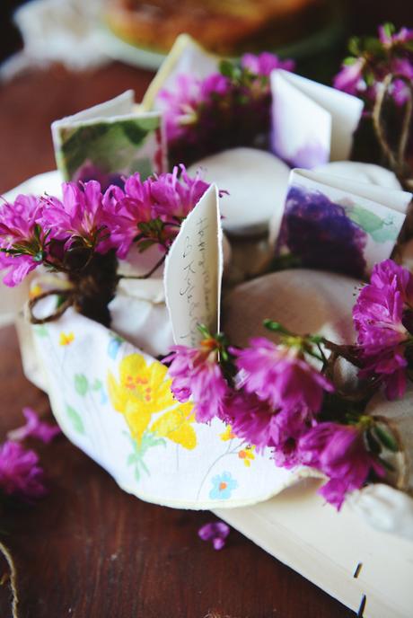 Whole Wheat Rhubarb Upside Down Cake and Rhubarb Compote // www.WithTheGrains.com