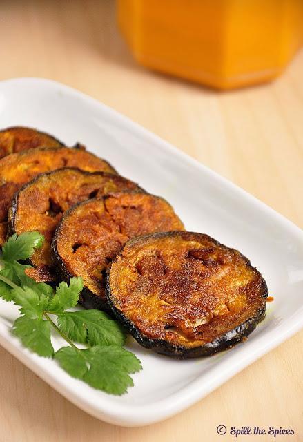 Begun Bhaja | Bengali Eggplant Fry