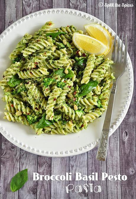 Broccoli Basil Pesto Pasta