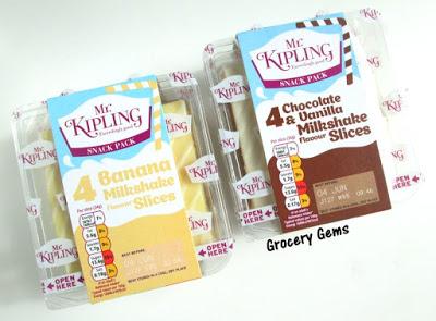 Mr Kipling Milkshake Slices - Banana Milkshake and Chocolate & Vanilla Milkshake Slices