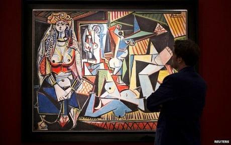 Picasso's  'women of Algiers' sell a record $179m (Rs.1149 crores approx)