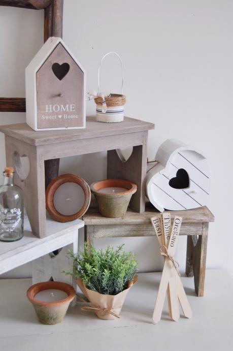 Rustic, Garden, Shabby Chic, home accessories, Plant pots, birdhouse, 