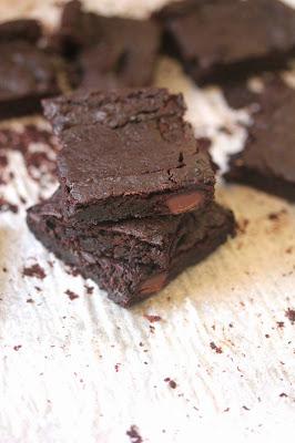 Black Bean Brownies featuring Cocozia Chocolate Coconut Water