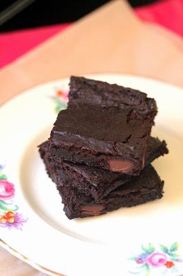 Black Bean Brownies featuring Cocozia Chocolate Coconut Water