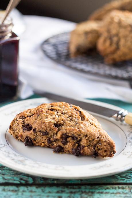 Chocolate and Almond Scones