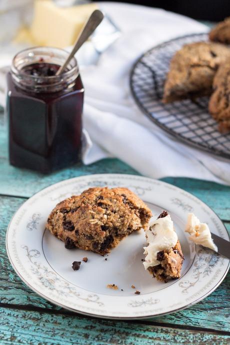 Chocolate and Almond Scones