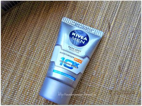 Nivea Men Dark Spot Reduction Moisturiser spf 30 with 10X whitening effect: Review