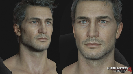 Uncharted 4 character faces animated with up to 500 “bones”