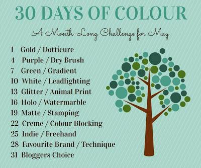 Glitter/Animal Print - 30 Days of Colour