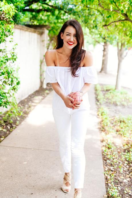 all white outfit