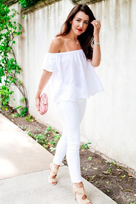 all white outfit