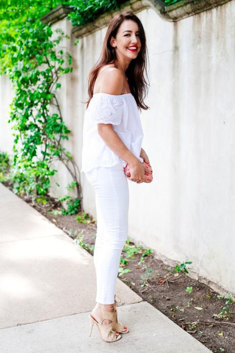 all white outfit