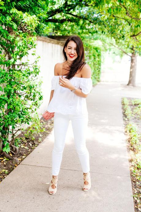 all white outfit