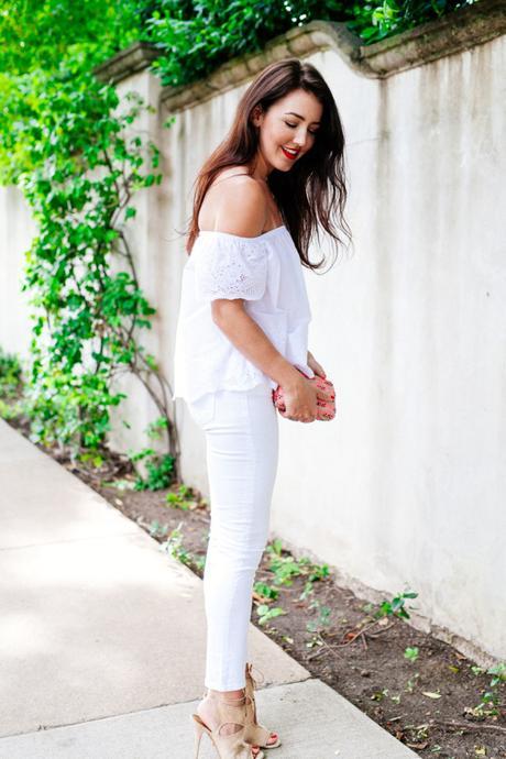 all white outfit