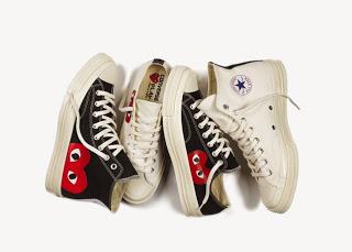 Commes and PLAY:  Converse X Commes Des Garçons PLAY Chuck Taylor All-Star 70
