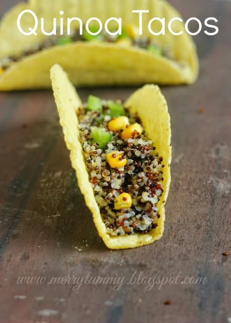 Mixed Quinoa Salad Served In Taco Shells: Quinola Mothergrain Review