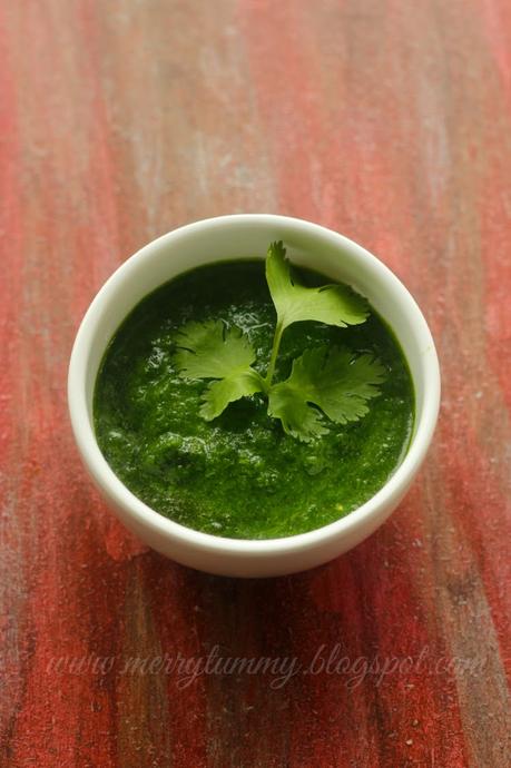 Hari Chutney: Green Chutney: Coriander Chutney: Indian Chuteny For Chaats