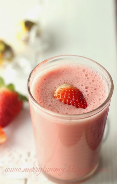 Strawberry Lassi: Yogurt Smoothie: And A Healthy Menu Idea