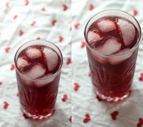 Aanar Ka Sharbat (Pomegranate Juice) With Coke And Chaat Massala: Indian Summer Cooler