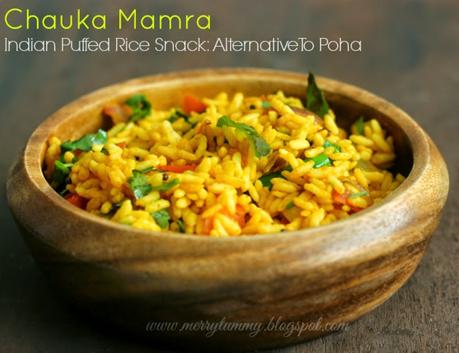 Chauka Mamra/Moodi: Puffed Rice Snack: Alternative To Poha