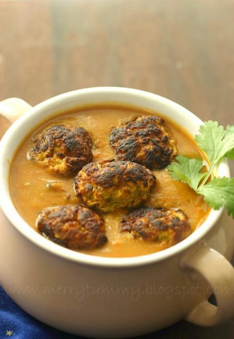 Zucchini Kofta Curry: Taroi (Galka) Ke Kofte Ki Subji