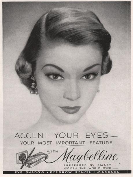 Maybelline ad, circa 1951. Photo: Maybelline