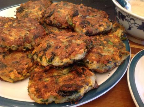 Potato Spinach Fritters with Daiya (54)