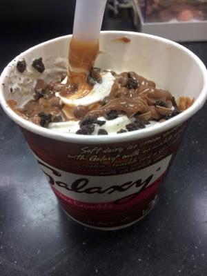 Today's Review: Galaxy Cookie Crumble McFlurry