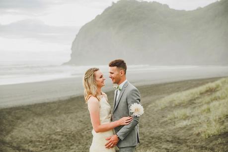 A Seaside Picnic Love Story . Modern Wedding Inspiration For The Unique Couple