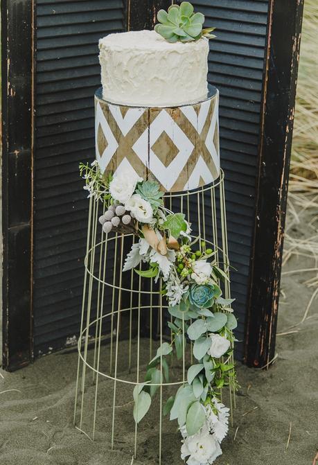 A Seaside Picnic Love Story . Modern Wedding Inspiration For The Unique Couple