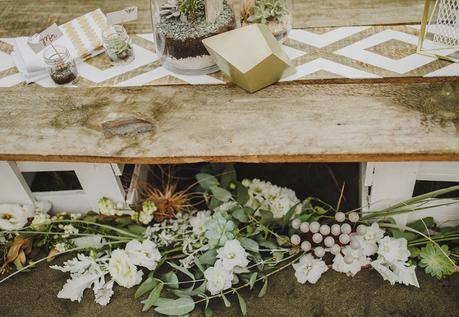 A Seaside Picnic Love Story . Modern Wedding Inspiration For The Unique Couple