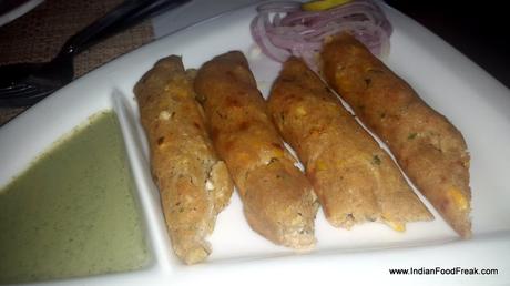 Corn Seekh Kebab