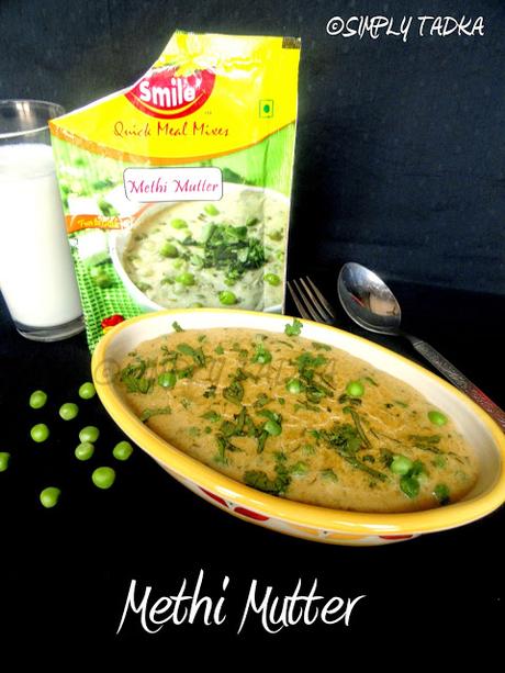 Review For Smile Quick Meal Mix- Methi Mutter