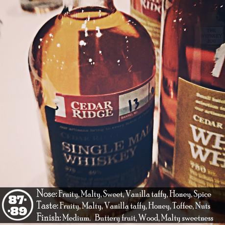 Cedar Ridge Single Malt Whiskey Review