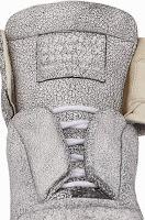 Beauty In Those Cracks:  Maison Martin Margiela Cracked Leather Ankle-Strapped Sneakers