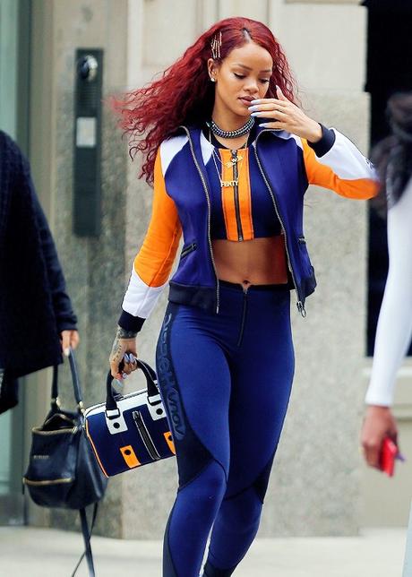 Rihanna Out And About In NYC