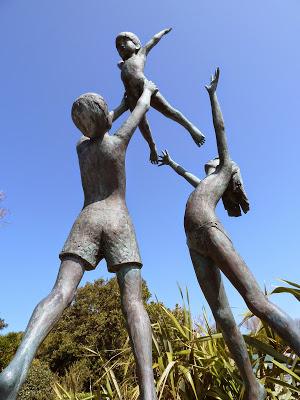 Tresco Children Sculpture Abbey Gardens