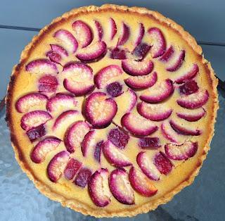 Plum & Limoncello Tart