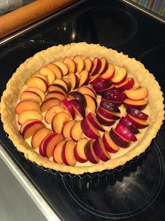 Plum & Limoncello Tart