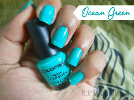 Colorbar Pro Mini Nail Lacquer : Ocean Green