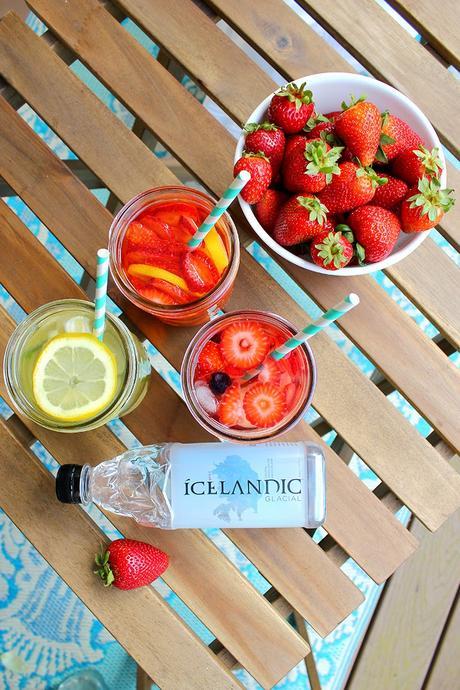 3 Fruit Water Recipes with Icelandic Glacial Water