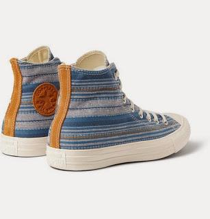Sweet Stripes:  Converse 1970s All Star Chuck Taylor Striped Canvas High-Top Sneaker
