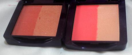 Oriflame The ONE Illuskin Blush Review & Swatches: Pink Glow & Shimmer Rose 