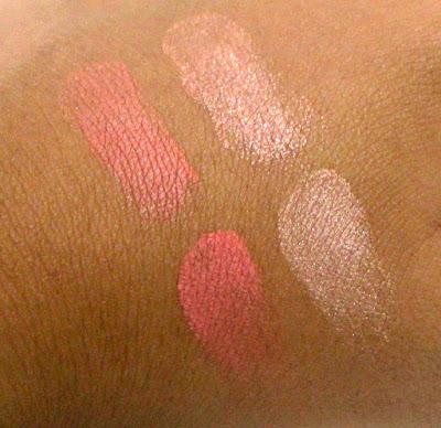 Oriflame The ONE Illuskin Blush Review & Swatches: Pink Glow & Shimmer Rose 