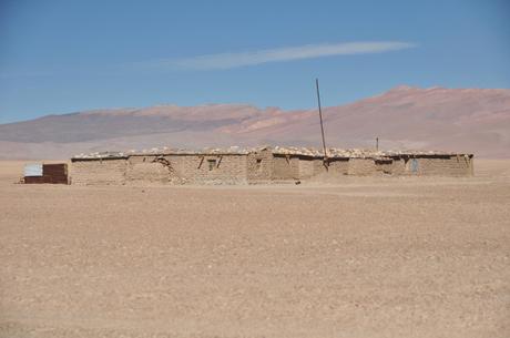 We passed a few very tiny mining houses, some of them abandoned,near mines which are prevalent for arsenic, copper, and lithium out here.