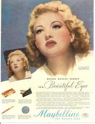 New Video: Maybelline 1940's Classic Ads, sprinkled with a few family pictures