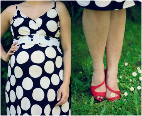Polka dots, red lips, and mom confessions | www.eccentricowl.com