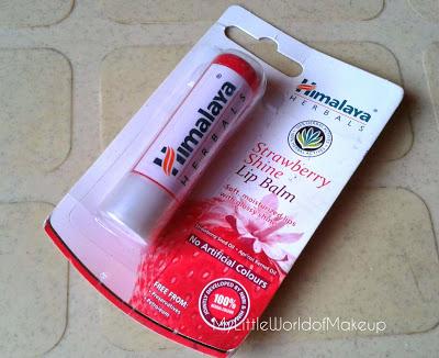 Himalaya Herbals Strawberry Shine Lip Balm Review